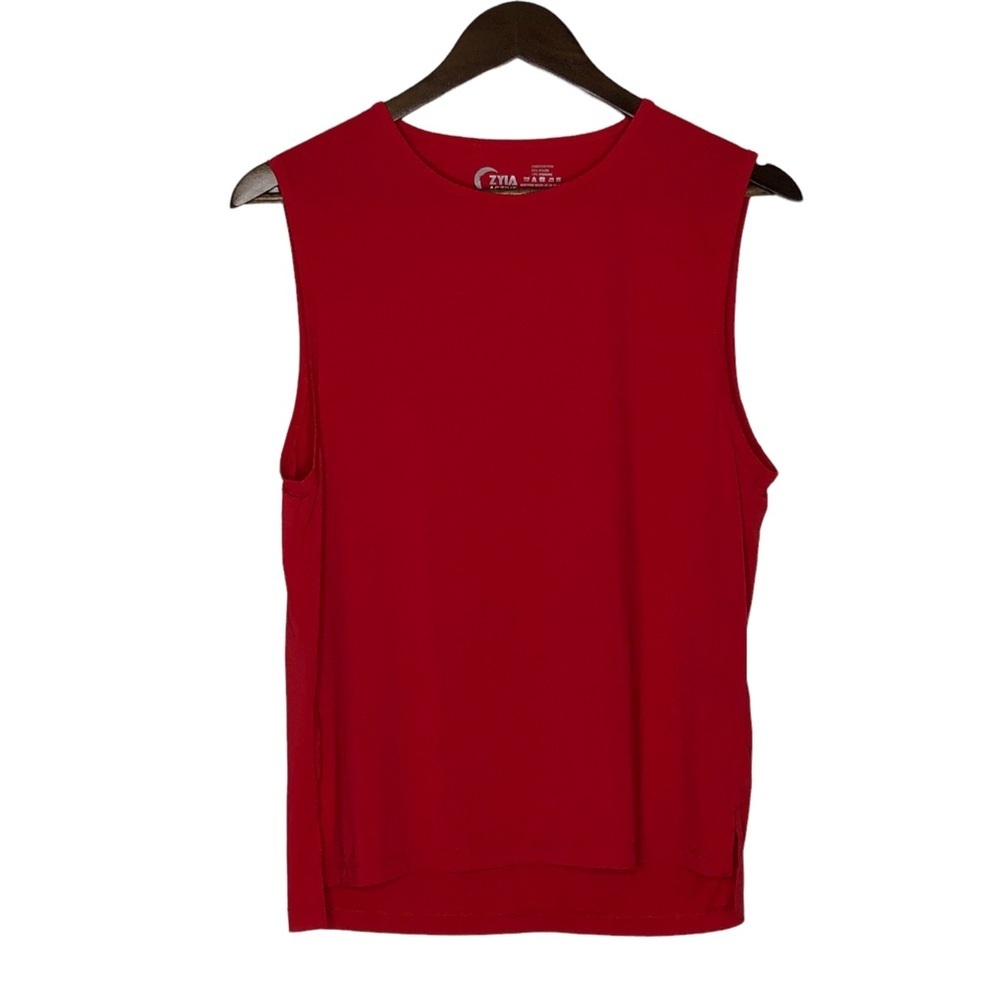 Zyia Active Red Tank Top Size Medium